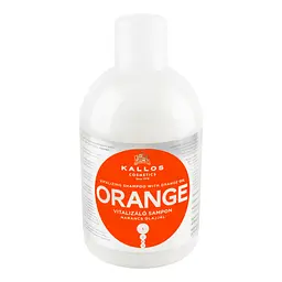 Шампунь для волосся Kallos Cosmetics KJMN Orange зміцнюючий з маслом апельсина, 1 л - мініатюра 3