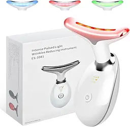 Багатофункціональний LED масажер Lux Cove для обличчя та шиї з USB зарядкою