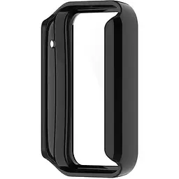 Чохол-накладка DK Пластик Gloss Glass Full Cover для Xiaomi Mi Band 7 Pro (black) - мініатюра 2