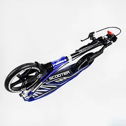Самокат Best Scooter складаний Від 3 до 16 років Чорно-синій 000231302 - мініатюра 6