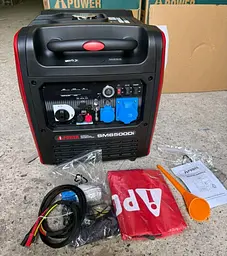 Генератор інверторний iPOWER SM6500Di (5.5-6.5 кВт) бензиновий з Електростартером, Пультом ДК, Колесами АйПауер - мініатюра 4