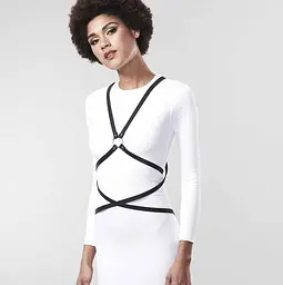 Портупея Bijoux Indiscrets Maze Multi-way Harness (чорний) - мініатюра 2