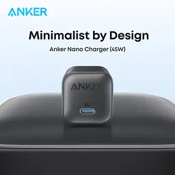 Мережевий зарядний пристрій Nano Charger - 45W USB-C Black Anker teh0022015 - мініатюра 2