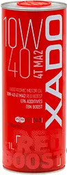Моторна олива XADO Atomic 10W-40 4T MA2 RED BOOST 1 л ХА 26132