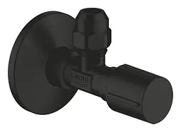 Кутовий вентиль 3/8 дюйма Grohe QuickFix 220732430, Чорний матовий