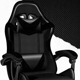 Крісло геймерське PLAYER з підставкою для ніг Black - мініатюра 6