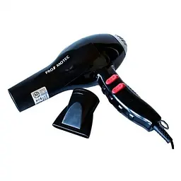 Фен для волосся Promotec PM-2307 професійний з насадкою 3000 Вт чорний (lp-89611) - мініатюра 4