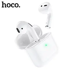 Бездротові навушники Hoco EW03 Plus, TWS Bluetooth 5.1, 30/200mAh, 4h, mic, White - мініатюра 3