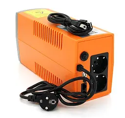 Джерело безперебійного живлення Makelsan Lion StandbyL 850VA 510W, 170-280VAC, AVR 1st, 2xSchuko, 1x12V9Ah - мініатюра 2