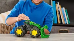 Трактор John Deere Kids пластик 30х17х18 см зелений жовтий чорний - мініатюра 12