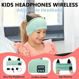 Дитячі Bluetooth-навушники Joythink з пов'язкою на голову, маска для сну, бездротові з вбудованим динаміком - мініатюра 5