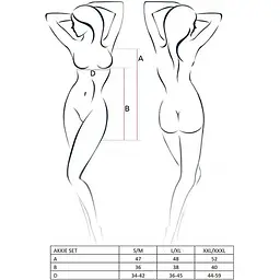 Костюм медсестри Passion Akkie Set White сорочка, трусики, шапочка L/XL - мініатюра 2