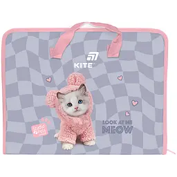Папка-портфель Kite Studio Pets A4 на блискавці (SP26-202)