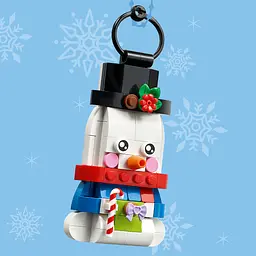 Конструктор LEGO Iconic Прикраси зі сніговиком 168 ел. (40812) - мініатюра 8
