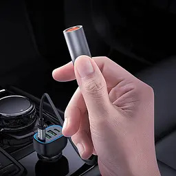 Портативний прикурювач запальничка Hoco UA30 Type-C Black - мініатюра 4