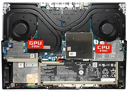 Вентилятор Lenovo кулер для моделей ноутбука Legion 5-17ACH6 82K0, 5-17ITH6 82JN, 5-15ITH6H 82JH (CPU Fan) DFS5K22305283A, 5V, 4pin - мініатюра 4