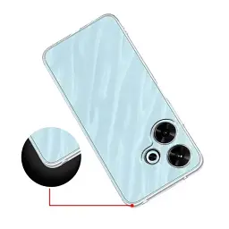 Силіконовий чохол BeCover для Xiaomi Redmi 13 Transparancy (711547) - мініатюра 4
