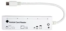 Кард-рідер PowerPlant 5-ти слотний Android Xiaomicro USB