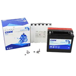 Акумулятор автомобільний EXIDE AGM 18Ah Єв (-/+) (270EN) (ETX20HL-BS) - мініатюра 7