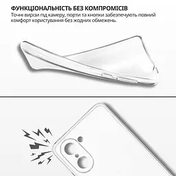 Чохол до мобільного телефона BeCover Silicone OnePlus Nord CE 5 5G Transparent (715697) - мініатюра 5