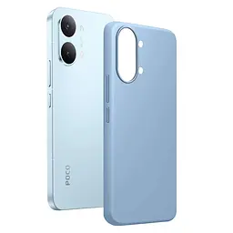 Чохол MAKE Xiaomi Poco X8 Pro Max Silicone Blue - мініатюра 4