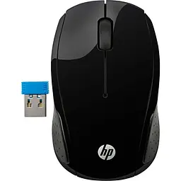 Миша HP 200 Black (X6W31AA) [102143] - мініатюра 2