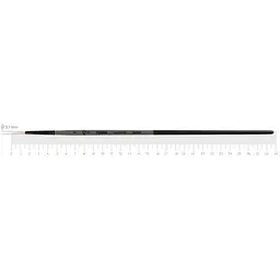 Пензель синтетика кругла TERRA 1608R №1 довга ручка Rosa