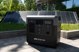 2E Портативна електростанція Syayvo 2400 Вт, 2560 Вт/год, WiFi/BT, паралельне підключення, швидка зарядка - мініатюра 2