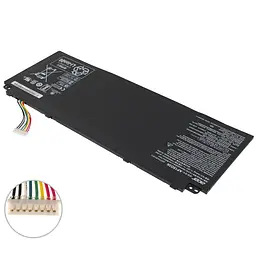 Батарея для ноутбука Acer AP15O3K (БЕЗ ВУШОК) (Aspire S5-371, Swift 5 SF514-51) 11.25V 4030 mAh 45.3Wh Black - мініатюра 2