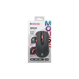 Мишка Defender Nexus MS195 Wireless Black (52195) - мініатюра 6
