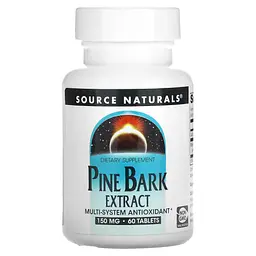 Екстракт Соснової Кори Pine Bark Extract 150 мг - 60 таблеток