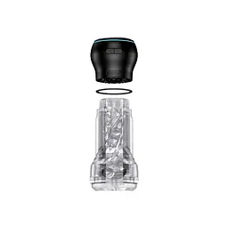 Мастурбатор Kiiroo Feel Pocket Crystal з насадкою PowerBlow Combo Set - мініатюра 2