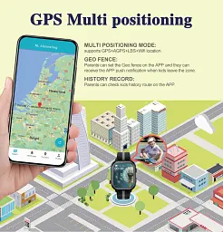 Дитячий смарт-годинник Wonlex KT39 годинник-телефон з відеодзвінком GPS WI-FI і SIM-картою Pink (19137) - мініатюра 9
