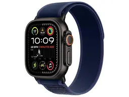 Ремешок Apple Trail Loop Blue - Black Titanium Finish для Watch 44/45/46/49mm - S/M (MYQ73) - миниатюра 3