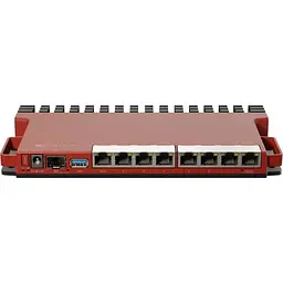 Маршрутизатор Mikrotik L009UiGS-RM, 800MHz CPU, 512MB RAM, 128MB NAND, 8x1G Ethernet ports, 1xSFP