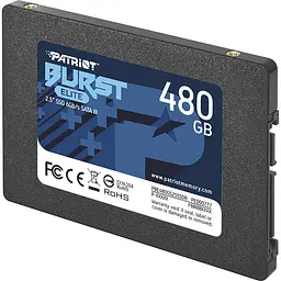 SSD накопичувач Patriot Burst Elite 480GB (PBE480GS25SSDR) [153432] - мініатюра 3