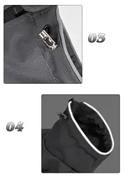 Світловідбивний дощовик-комбінезон для собак Derby R61 Grey Reflective 2XL - мініатюра 7