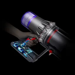 Ручний пилесос Dyson V15 Origin 490720-01, 660 Вт, час роботи 60 хв, час заряджання 270 хв, об'єм контейнера 0.75 л - мініатюра 6