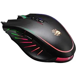 Мишка A4Tech Bloody Q81 Neon XGlide Curve Black