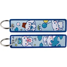 Брелок тканинний Хеллоу Кітті Синаморол Hello Kitty Cinnamoroll 10 см