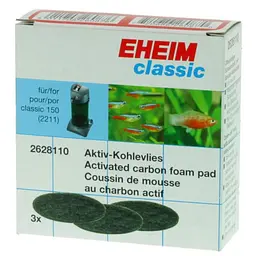 Фільтруючі прокладки з активованим вугіллям для Eheim Classic 150 (2628110)