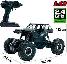 Машинка на радіокеруванні Sulong Toys 1:18 Off-road Crawler Tiger Black (SL-111RHMBl) [114185] - мініатюра 6