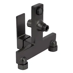 Змішувач для ванни Qtap Gemini (з душовим гарнітуром) QTGEM259GMB45684 Gunmetal Black PVD - мініатюра 6