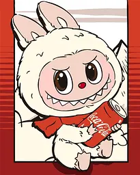 Картина за номерами Zimomo Лабубу Labubu Monsters 40х50 см PN ZLM 02