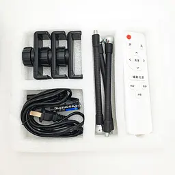 Кільцева LED лампа 36 см зі штативом 210 см на 3 тримачі для телефону 3 режими свічення з пультом Ring Light LS-360 - мініатюра 5