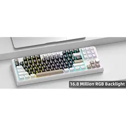 Клавіатура MageGee SKY 87 RGB Wireless Blue Whale Switch Mocha Brown (6971969728493-UA) [164306] - мініатюра 7