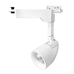 Світильник трековий поворотний LED 411/30W CW WH COB Brille 32-071