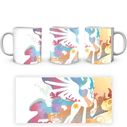 Кухоль GeekLand My little pony Мій маленький поні Селестія MLP 20 330 мл білий - мініатюра 4