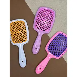 Гребінець EСТЕТ Супер Браш Hollow Comb кольоровий (21*9*5см)