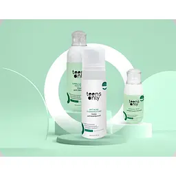 Набір Teens Only For-Teens Anti-Acne для проблемної шкіри проти висипань 13+: пінка для вмивання 150 мл + тонік 150 мл + сироватка 50 мл (2100761807549) - мініатюра 2